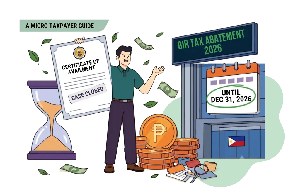 BIR Tax Abatement 2026 for Micro Taxpayers in the Philippines